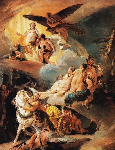 Apollon og Phaeton af Giovanni Battista Tiepolo
